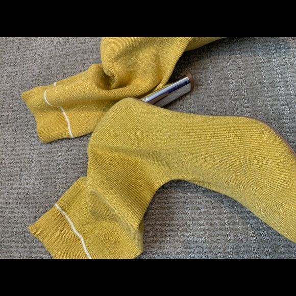 Gold Sock Boots - Picture 2 of 9